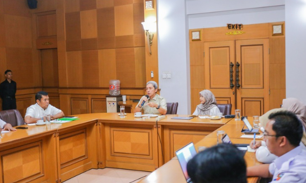 Pemerintah Kota (Pemkot) Bogor menggelar rapat koordinasi keberlanjutan dan percepatan penataan reklame di Kota Bogor di Amanuba, Bogor Selatan, Kota Bogor, Rabu (23/9/2026).