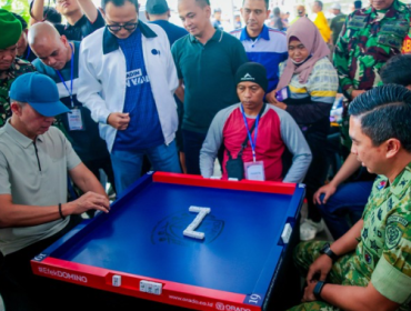 Sebanyak 128 pasang atau 256 peserta mengikuti Open Tournament Orado Domino memperebutkan Piala Panglima TNI yang dilaksanakan oleh Kodim 0606/Kota Bogor di Taman Ekspresi, Minggu (27/9/2026).