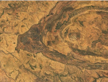 NASA menemukan sebuah kawah menyerupai laba-laba raksasa yang 
membentang di lanskap wilayah Kimberley, Australia. (Foto: NASA Earth 
Observatory/Michala Garrison)
