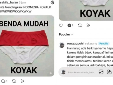 Viral Celana Dalam Merah Putih, Netizen RI Murka ke Warga Malaysia  (Foto: Screenshot detikiNET)

