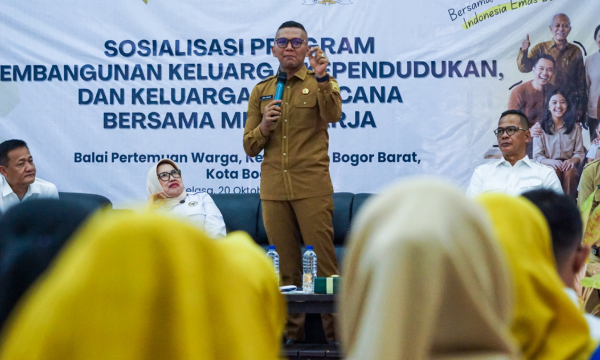 Kementerian Kependudukan dan Pembangunan Keluarga (Kemendukbangga)/BKKBN bersama Komisi IV dan Komisi IX DPR RI berkomitmen mendukung pembangunan keluarga di Kota Bogor. (photo : kominfo)